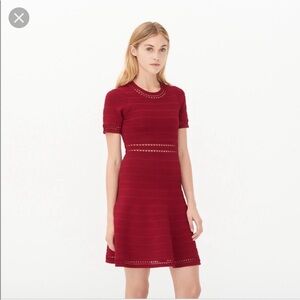 Sandro burgundy Knit Dress